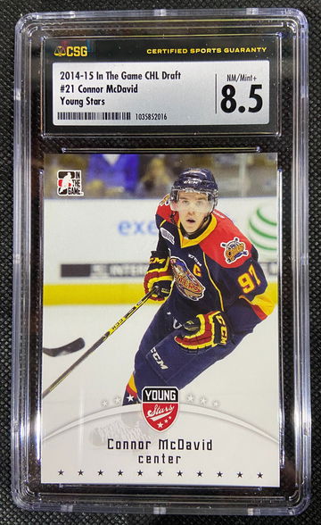 2014-15 ITG Connor McDavid CHL Draft Young Stars CSG Low POP!!