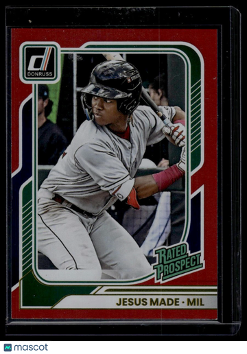 2026 Donruss Jesus Made #107 Red SN