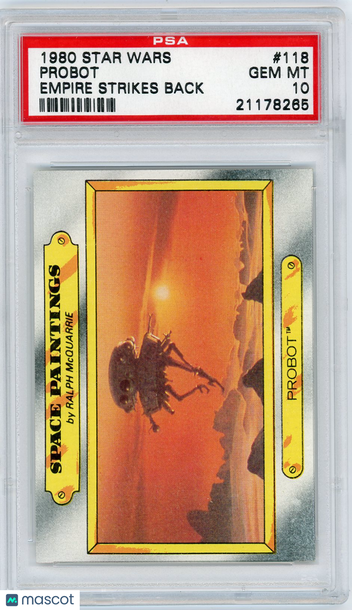 1980 Star Wars Empire Strikes Back Probot #118 PSA 10