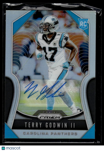 2019 Panini Prizm Terry Godwin II #393 Rookie Autographs AU RC