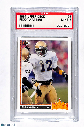 1991 Upper Deck Ricky Watters #9 PSA 9