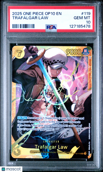 2025 One Piece Op10-Royal Blood Trafalgar Law PSA 10 #119