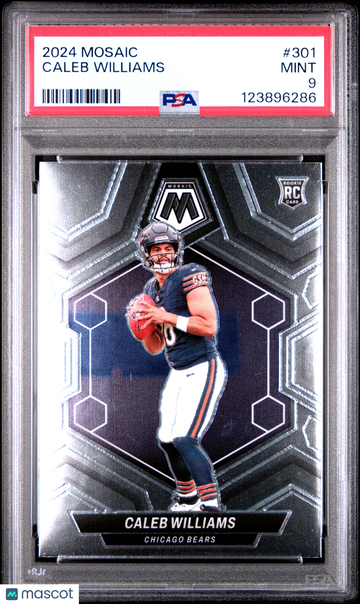 2024 Panini Mosaic Caleb Williams #301 PSA 9
