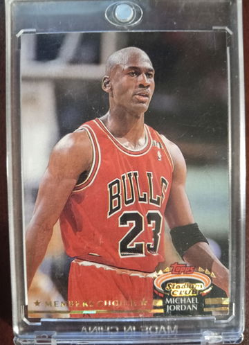 Michael Jordan Topps Stadium Club Members Choice