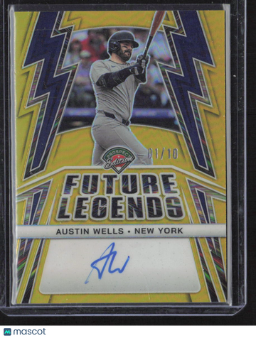 2025 Panini Prospect Edition Future Legends Austin Wells #FLS-AW Gold /10