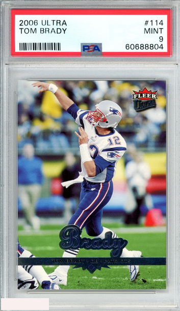2006 ULTRA TOM BRADY #114 NEW ENGLAND PATRIOTS PSA 9 MINT