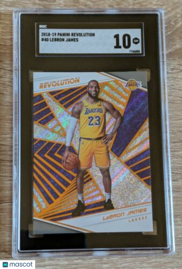 2018-19 Panini Revolution LeBron James #40 SGC 10