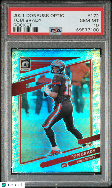 2021 Panini Donruss Optic Tom Brady #172 Rocket PSA 10