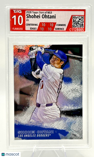 2026 Topps Series 1 Base Insert Shohei Ohtani Dodgers Auto SMLB-9 C112B005