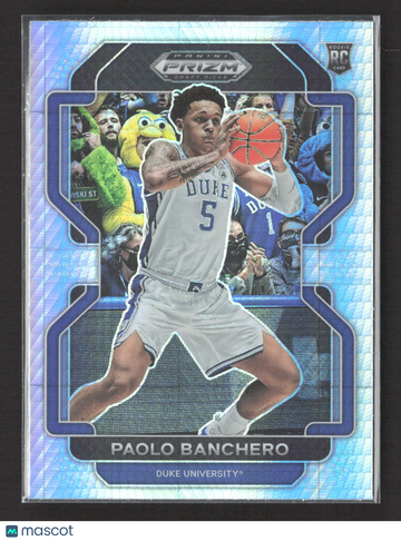 2022 Panini Prizm Draft Picks Paolo Banchero #52 Silver RC
