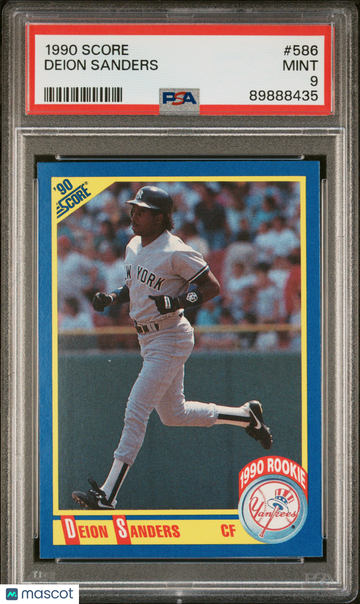 1990 Score Deion Sanders #586 PSA 9
