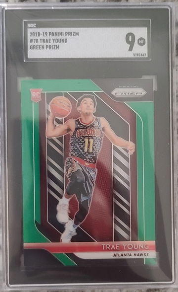 2018 Trae Young Green Prizm RC