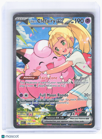 Ascended Heroes Lillie's Clefairy EX Holo Special Illustration Rare #280
