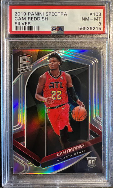 Cam Reddish 2019 Spectra Silver PSA 8