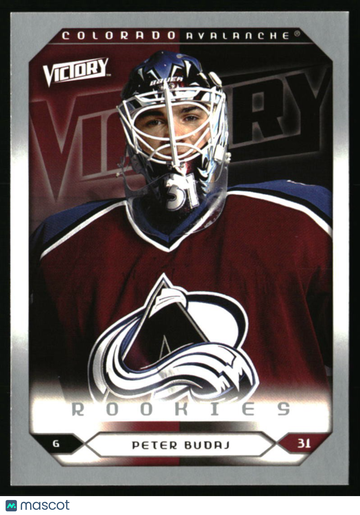 2005-06 Upper Deck Peter Budaj #251 2005-06 Upper Deck Victory Update Colorado Avalanche