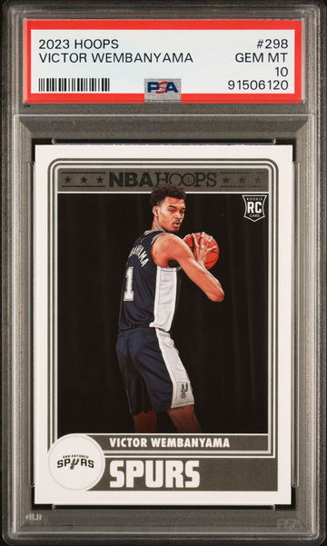 2023 Hoops Victor Wembanyama #298 PSA 10