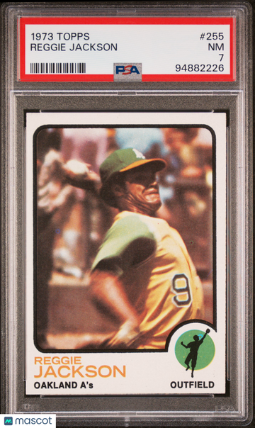 1973 Topps Reggie Jackson #255 PSA 7