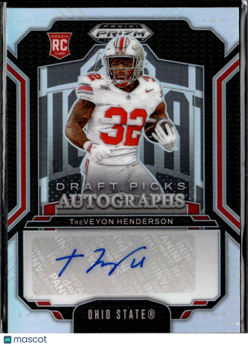 2025 Panini Prizm Draft Picks TreVeyon Henderson #DPA-THN RC