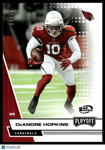 2020 Panini Playoff DeAndre Hopkins #121 2nd Down SN