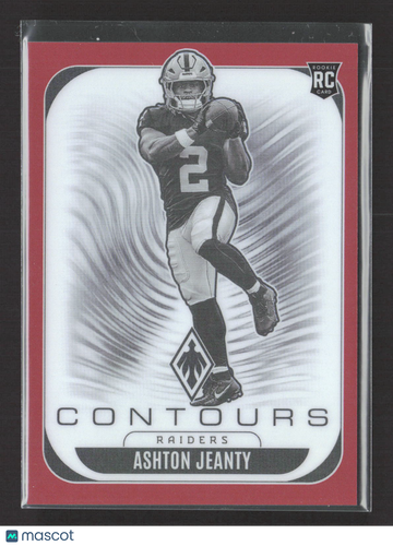 2025 Panini Phoenix Contours Ashton Jeanty #17 RC 198/249