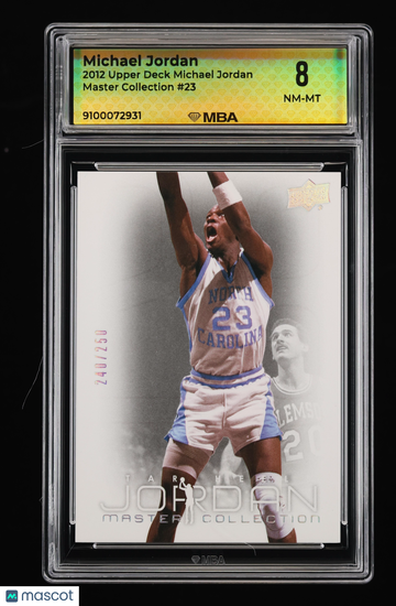 2012 Upper Deck Michael Jordan Master Collection Michael Jordan #23 MBA 8