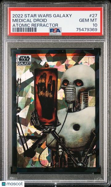2022 Topps Chrome Star Wars Galaxy Medical Droid #27 PSA 10