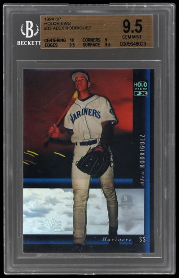1994 SP Alex Rodriguez Holoview Fx BGS 9.5 RC