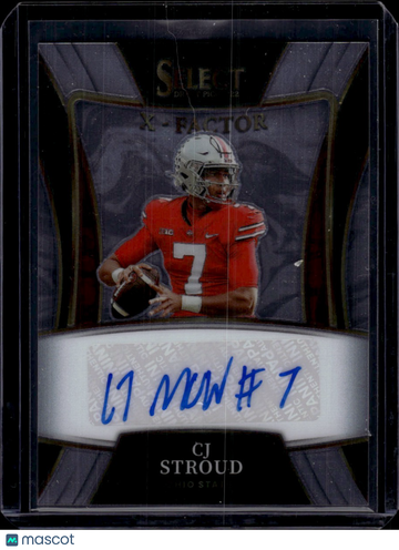 2022 Panini Select Draft Picks X-Factor C.J. Stroud #X-CJS