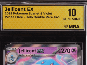 2025 Pokemon Scarlet & Violet White Flare Jellicent Holo MBA 10 #45