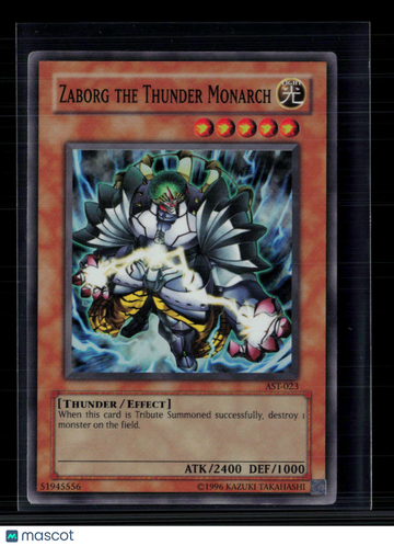 Ancient Sanctuary Zaborg the Thunder Monarch 1st Edition