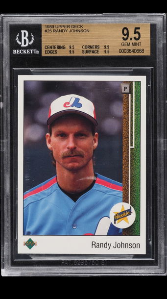 1989 Upper Deck #25 Randy Johnson BGS 9.5 Gem Mint