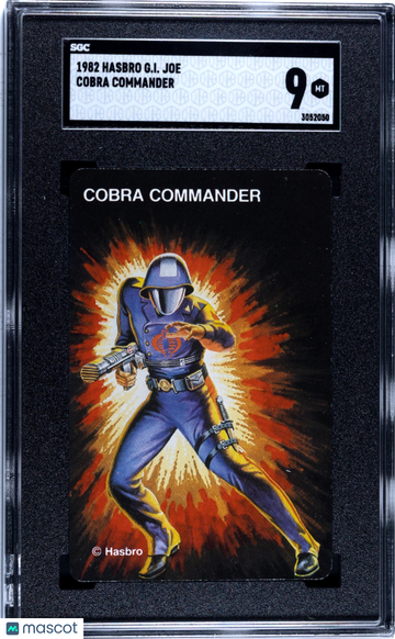 1982 Hasbro G.I. Joe Cobra Commander SGC 9