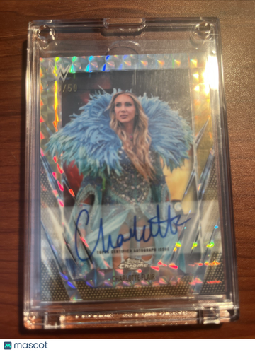 2026 Topps Chrome WWE Charlotte Flair Gold / Parallel/Variety Topps