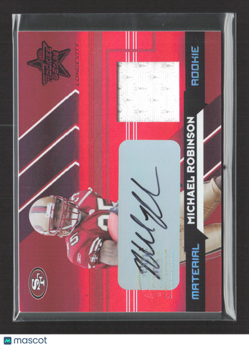 2006 Donruss Rookies & Stars Longevity Michael Robinson #264 Jersey Patch Memorabilia Auto