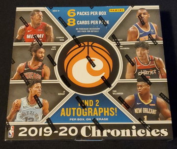 2019-2020 PANINI CHRONICLES BASKETBALL HOBBY BOX