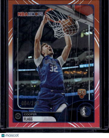 2026 Topps NBA Hoops Cooper Flagg #35 Red /249 RC