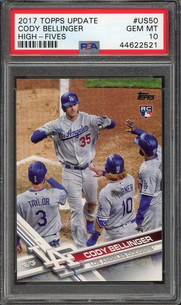 2017 Topps Update Cody Bellinger High Fives SP