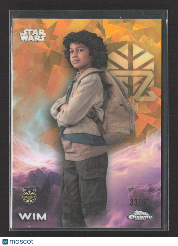2024 Topps Chrome Star Wars Ravi Cabot-Conyers 33/50 Debut #193