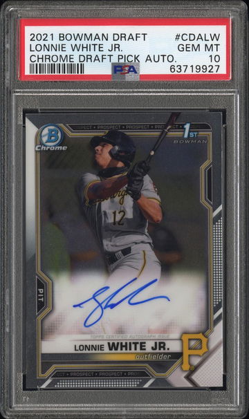 2021 BOWMAN DRAFT AUTO LONNIE WHITE JR. PSA 10