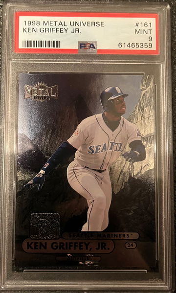 1998 Metal Universe Ken Griffey Jr #161 PSA 9