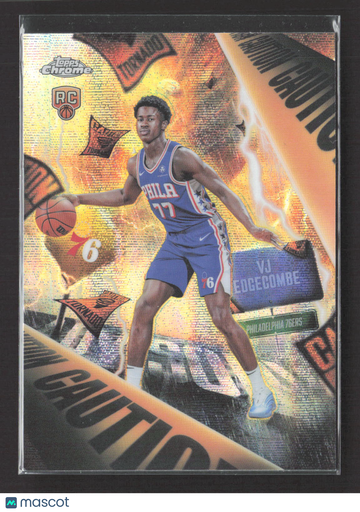 2025 Topps Chrome Basketball VJ Edgecombe #AD-3 Refractor