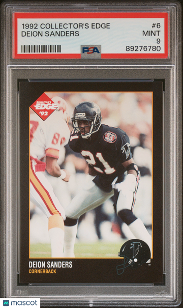 1992 Collector's Edge Deion Sanders #6 PSA 9