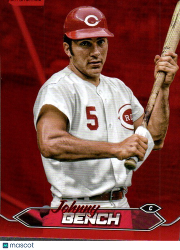 2024 Stadium Club Johnny Bench #75 Red Foil