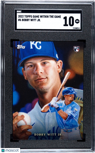 2022 Topps Game Within The Game Bobby Witt JR #6 SGC 10