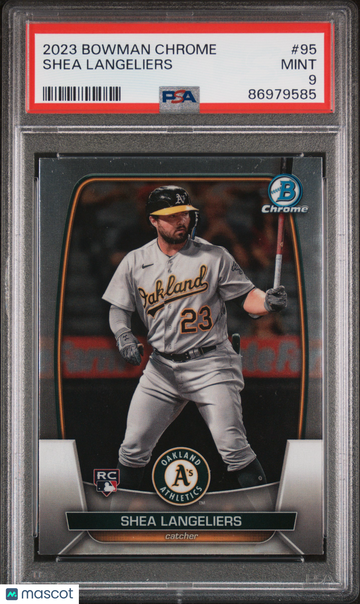 2023 Bowman Chrome Shea Langeliers #95 PSA 9