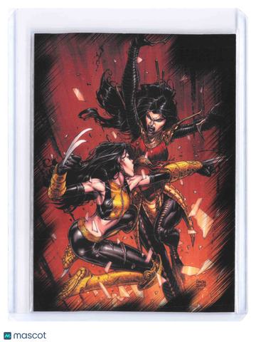 2010 Rittenhouse Marvel Heroes and Villains X-23 Lady Deathstrike Sketch Card Art Variant #48