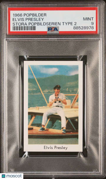 1966 Popbilder Stora Popbildserien Type 2 Elvis Presley PSA 9