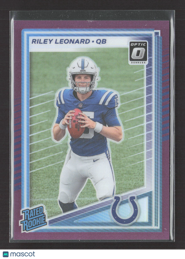 2025 Panini Donruss Optic Riley Leonard #341 Purple /50