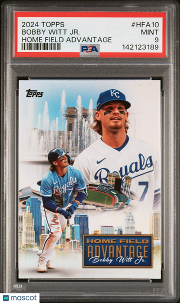 2024 Topps Home Field Advantage Bobby Witt JR. #HFA10 PSA 9