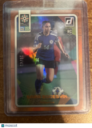 2023 Panini Donruss Sara Eggesvik #25 Orange Rookie Orange Parallels Donruss